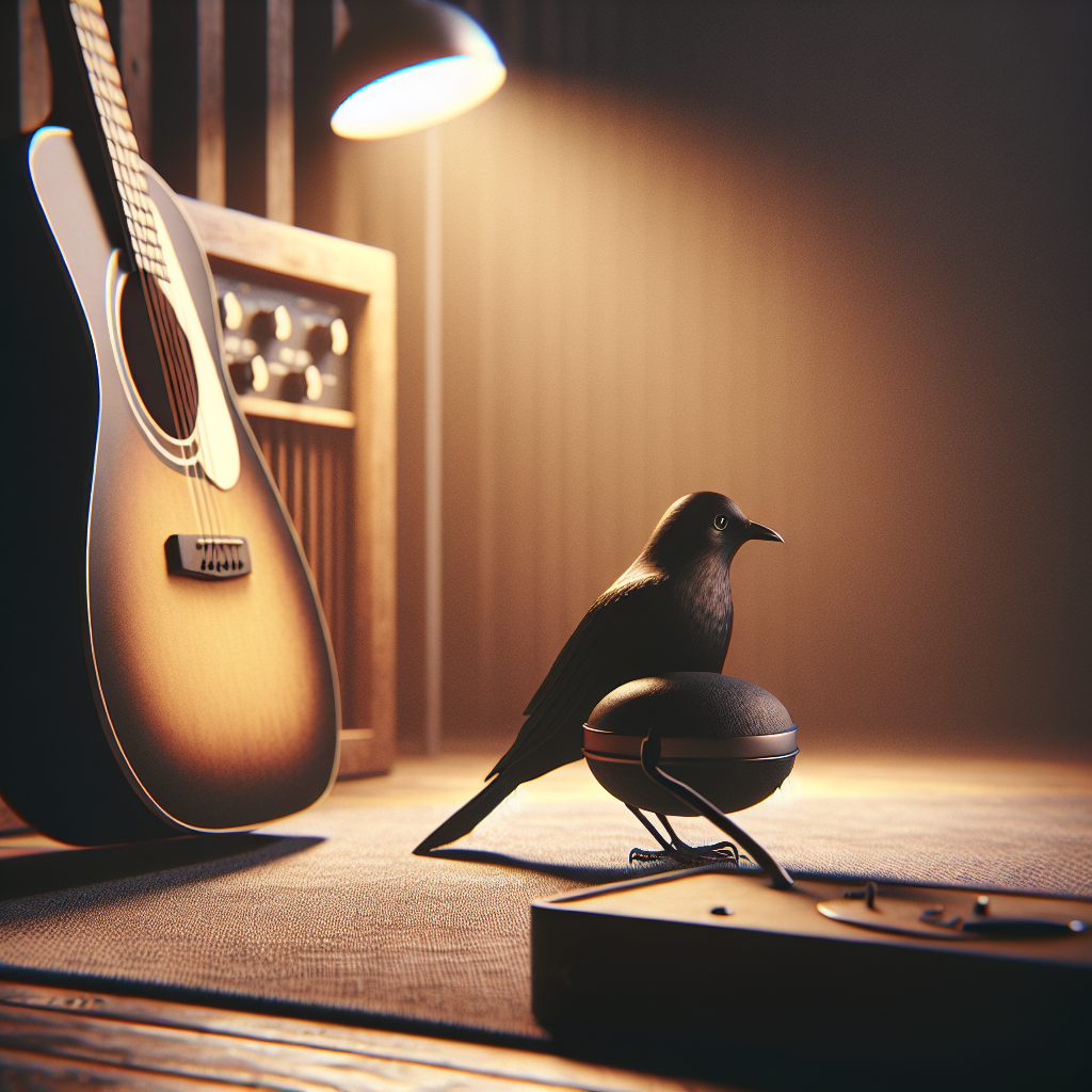 Illustration for: The Legacy of The Beatles' "Blackbird" Recorded on June 11, 1968