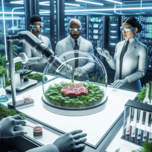 Illustration for: Can Lab-Grown Meat Save the Planet?