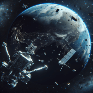 Illustration for: The Future of Space Junk