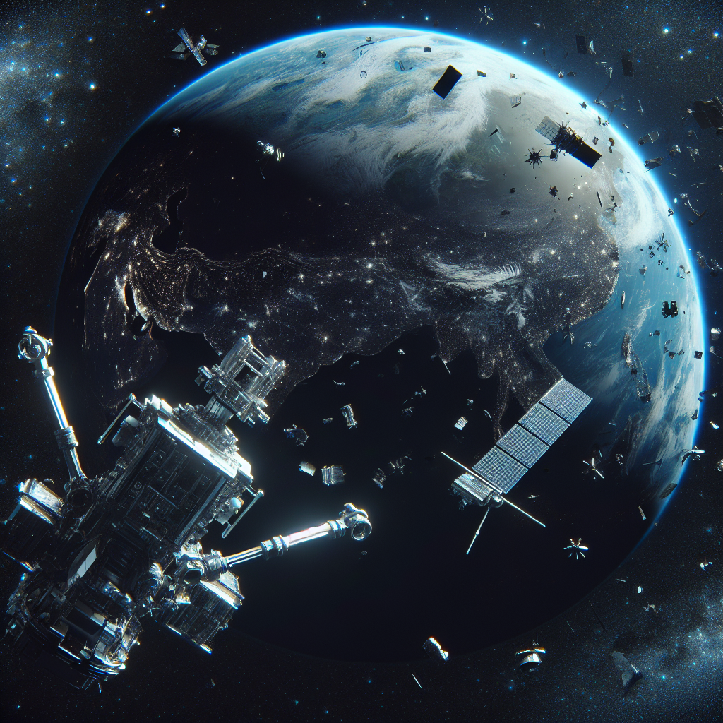 Illustration for: The Future of Space Junk