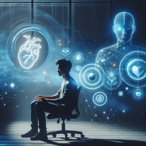 Illustration for: long-term health effects of blue light exposure