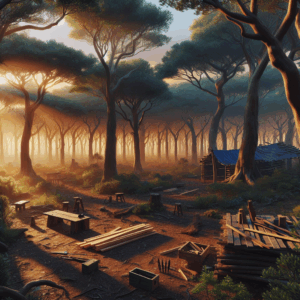 Illustration for: best trees for building a shelter
