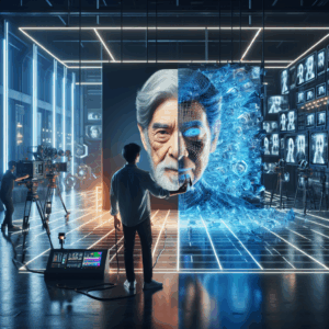 Illustration for: How AI is being used to de-age actors