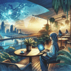 Illustration for: How Digital Nomads Are Shaping Global Economies