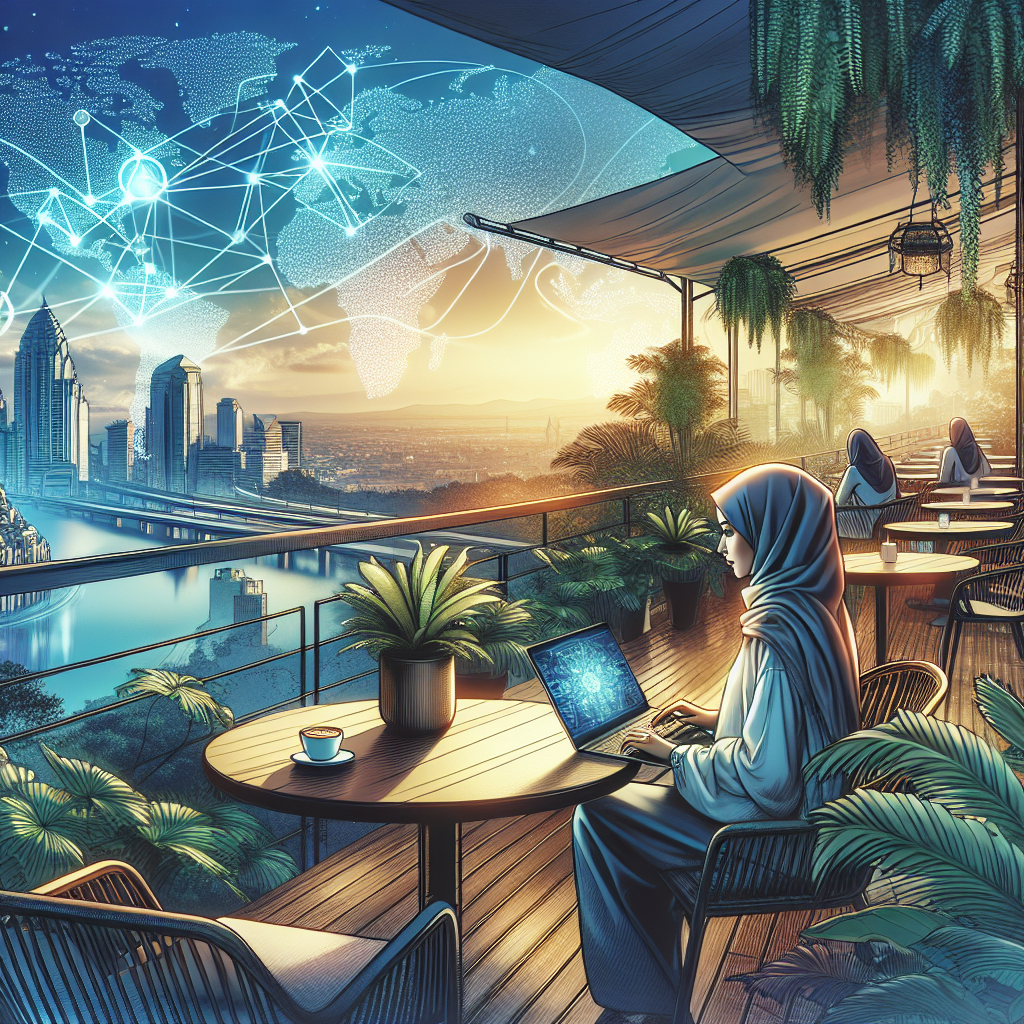 Illustration for: How Digital Nomads Are Shaping Global Economies