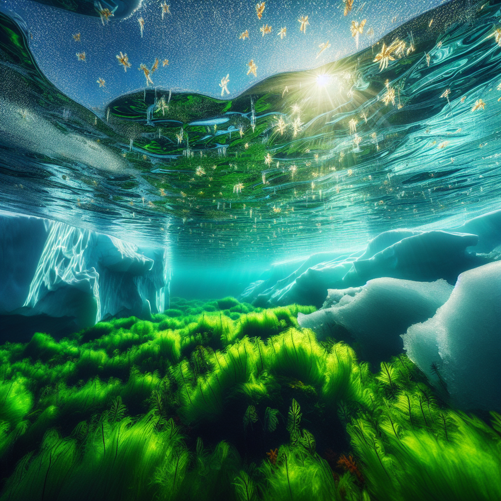 Illustration for: Why Scientists Are Studying Arctic Algae