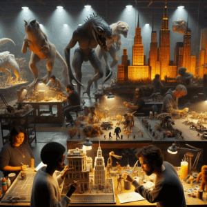Illustration for: practical effects in Hollywood