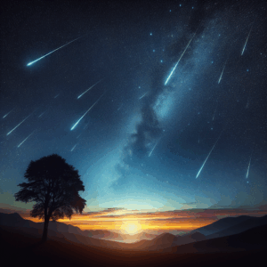 Illustration for: next major meteor shower