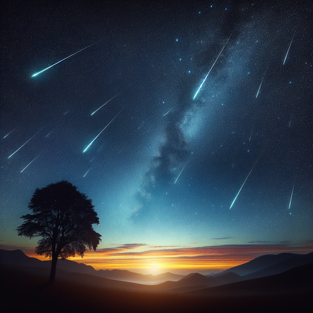 Illustration for: next major meteor shower