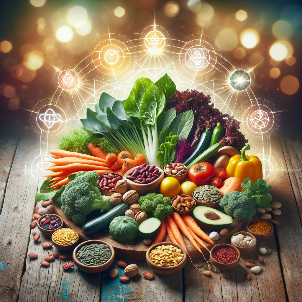 Illustration for: plant-based diets and hormone balance
