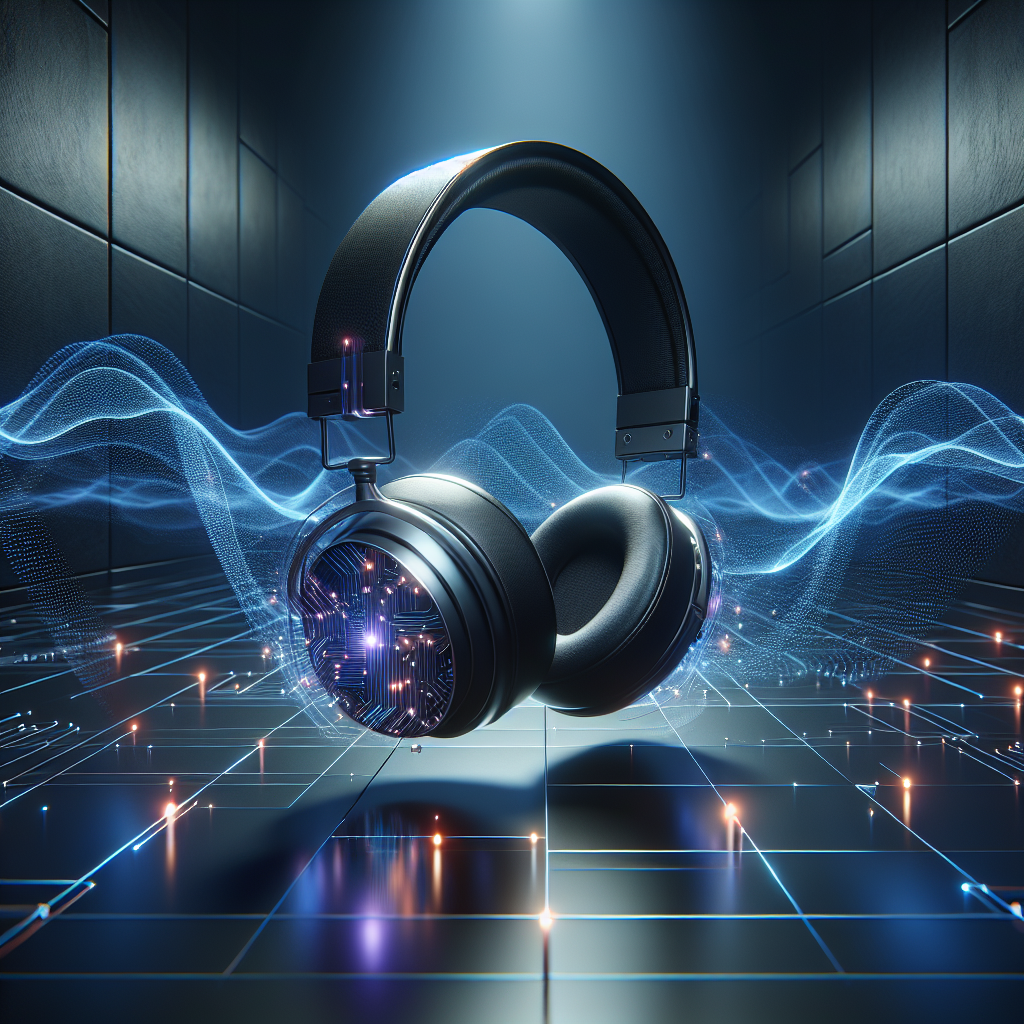Illustration for: next-gen noise canceling headphones