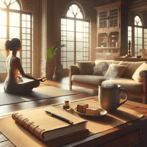 Illustration for: everyday rituals that reduce cortisol