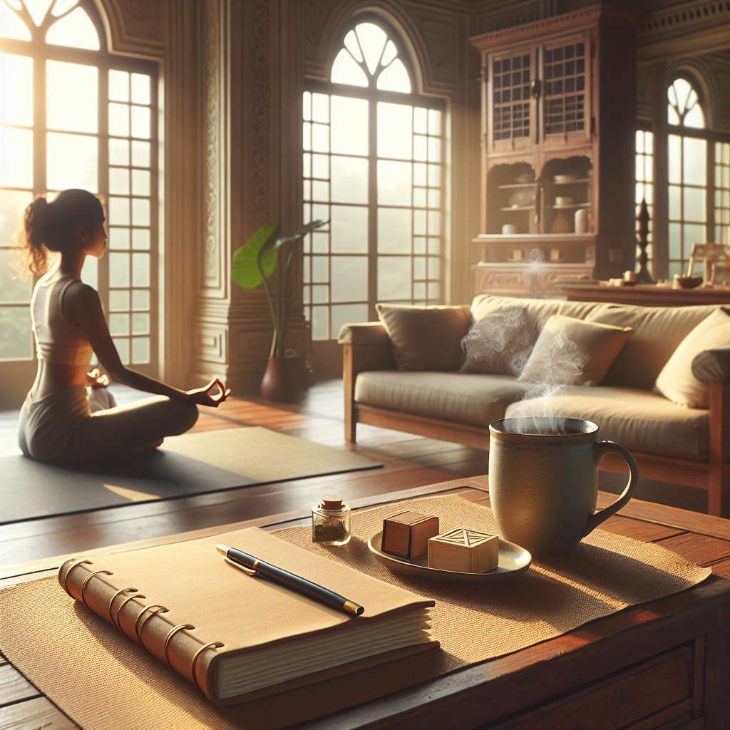 Illustration for: everyday rituals that reduce cortisol