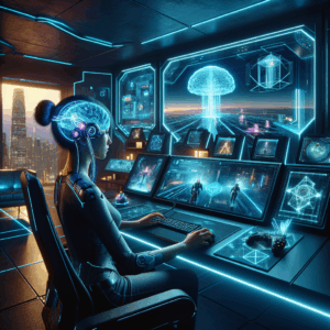 Illustration for: brain-computer interfaces in gaming