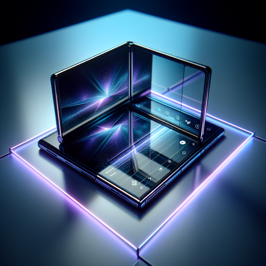 Illustration for: new foldable phones
