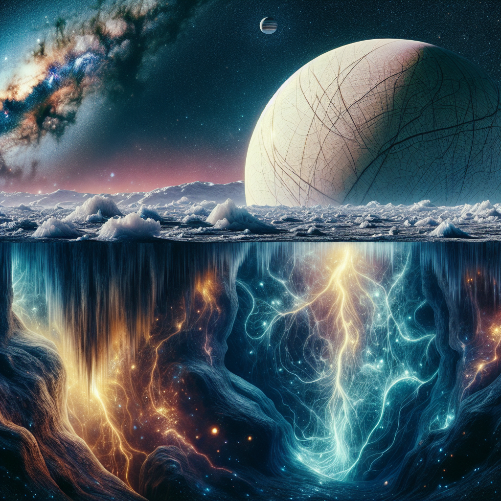 Illustration for: Europa's ocean might not be what we thought