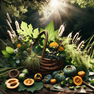 Illustration for: edible plants in the Southeastern US