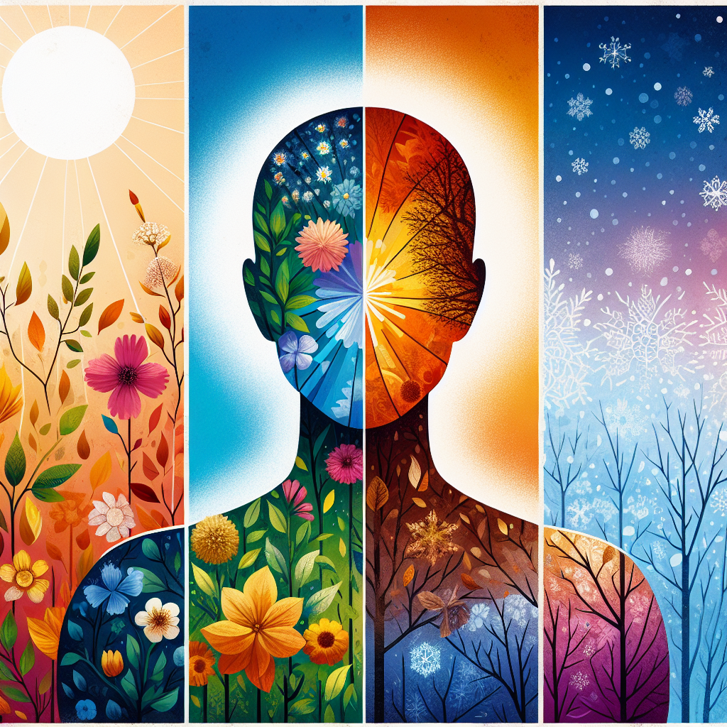 Illustration for: seasonal changes affect mental wellness