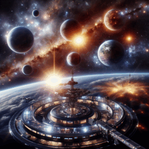 Illustration for: hunt for Earth-like planets