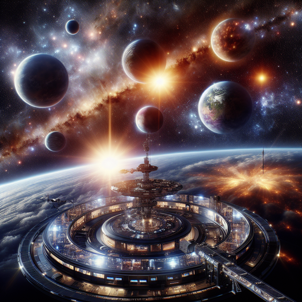 Illustration for: hunt for Earth-like planets