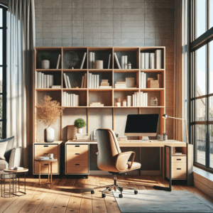 Illustration for: best furniture layouts for work-from-home flow