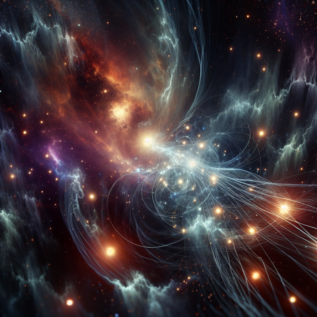 Illustration for: neutrinos and dark matter