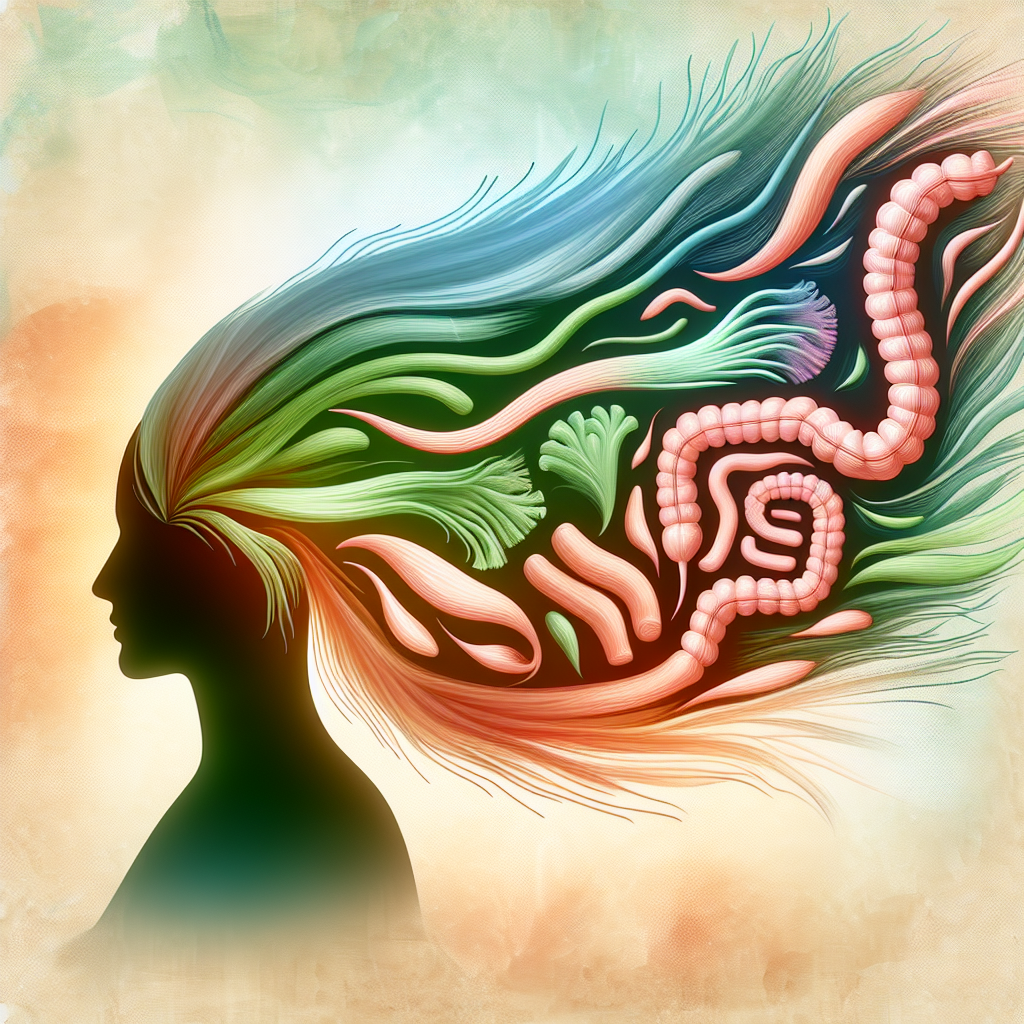 Illustration for: hair loss and gut health