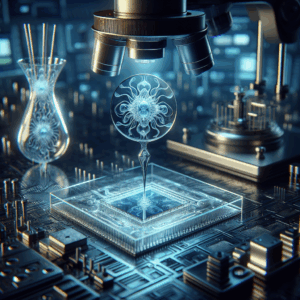 Illustration for: growing organs on chips