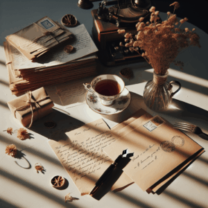 Illustration for: resurgence of letter writing