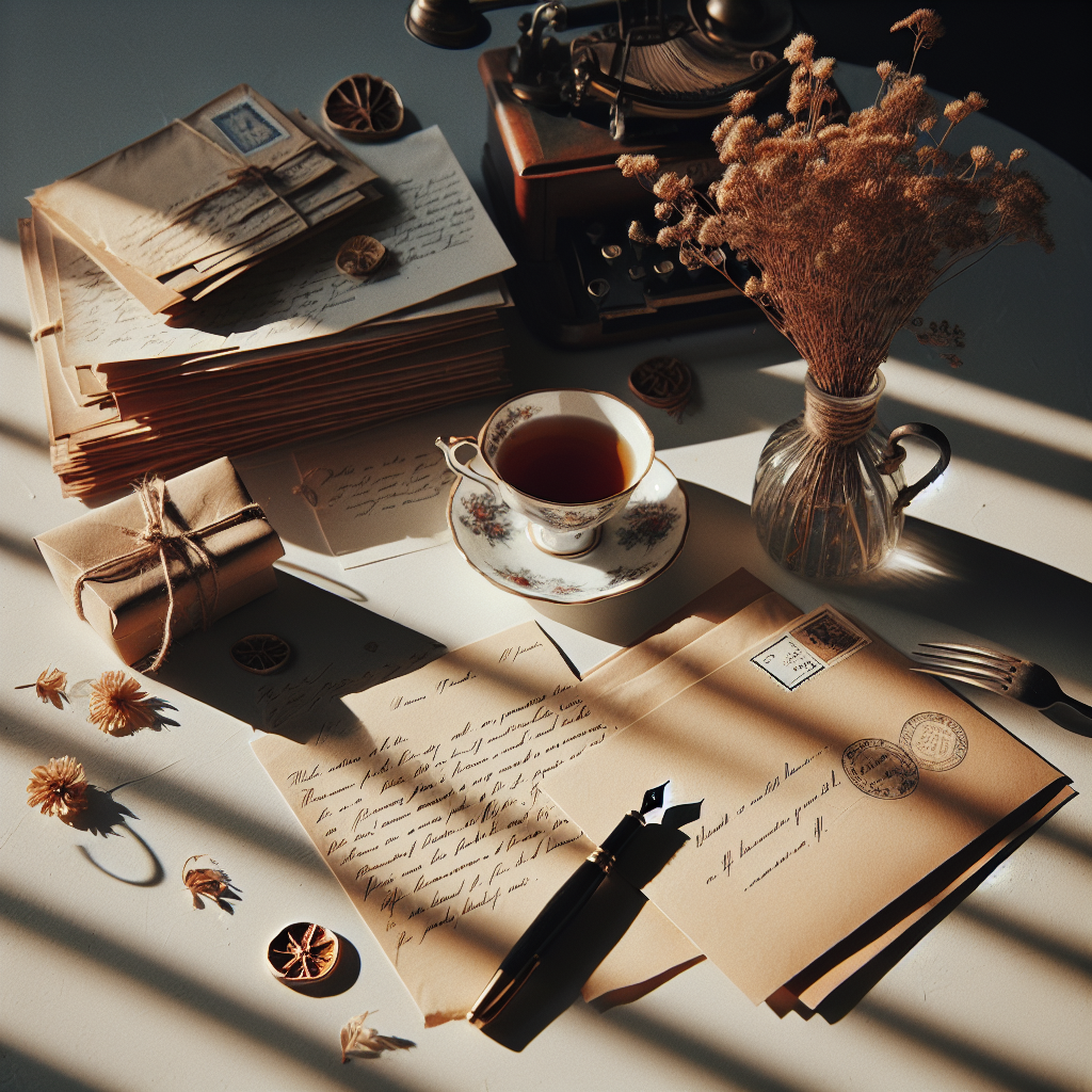 Illustration for: resurgence of letter writing