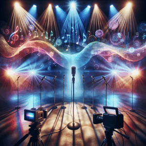 Illustration for: reality TV launchpad for musicians