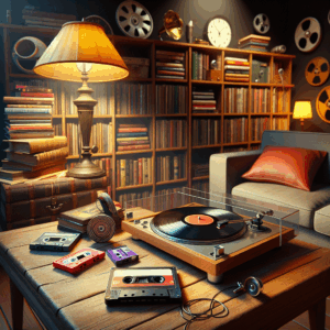 Illustration for: why physical media is back in fashion
